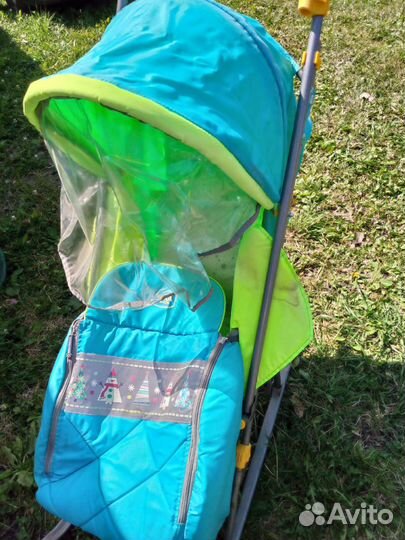 Детские санки коляска ника 7 8