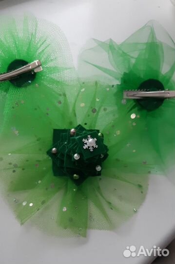 Ободоки и заколка елка