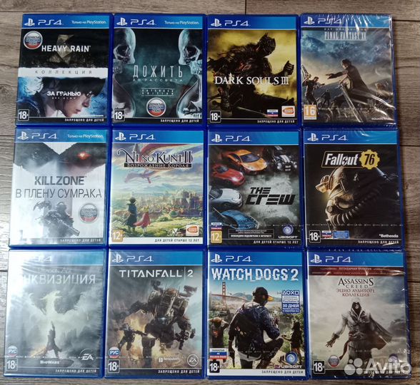 Игры на playstation 4