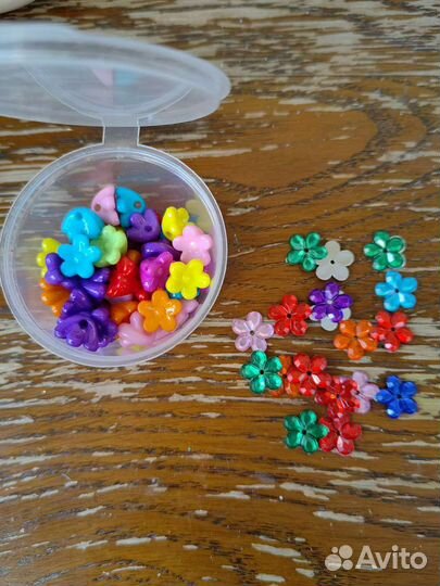 Пуговицы цветок пайетки