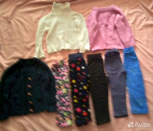 Огромный пакет вещей на девочку р. от 80 до 110см