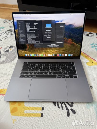 Apple MacBook Pro 16 2019 i7/16gb/500gb