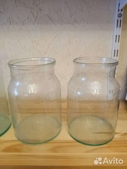 Советская стеклянная крынка, банка, жбан