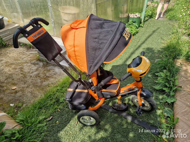 Велосипед Коляска с ручкой Super Formula