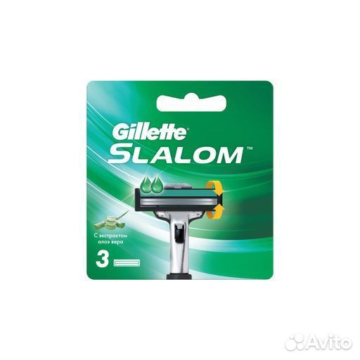 Gillette Slalom Сменные кассеты 3 шт