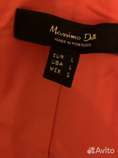 Massimo dutti платье l