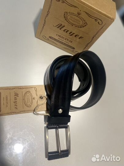 Мужской кожаный ремень