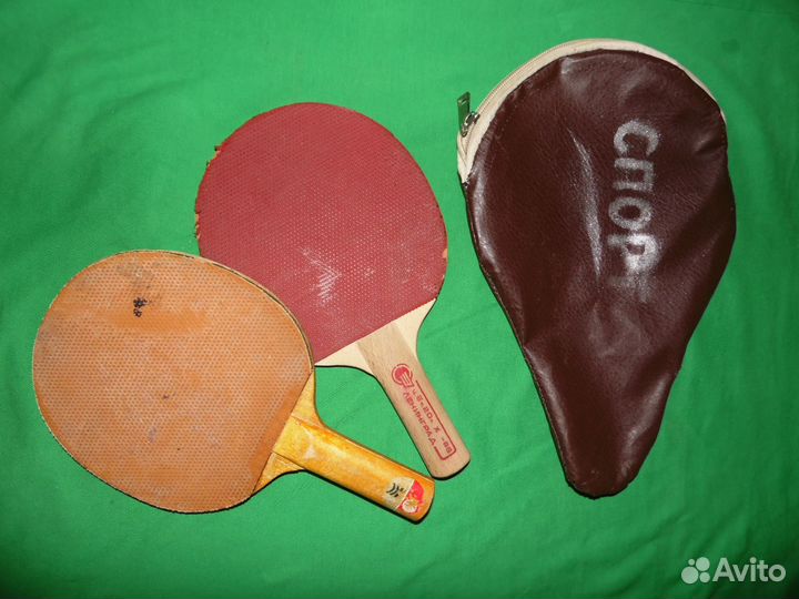 Ракетки в чехле для тенниса Ленинград СССР 1989 г