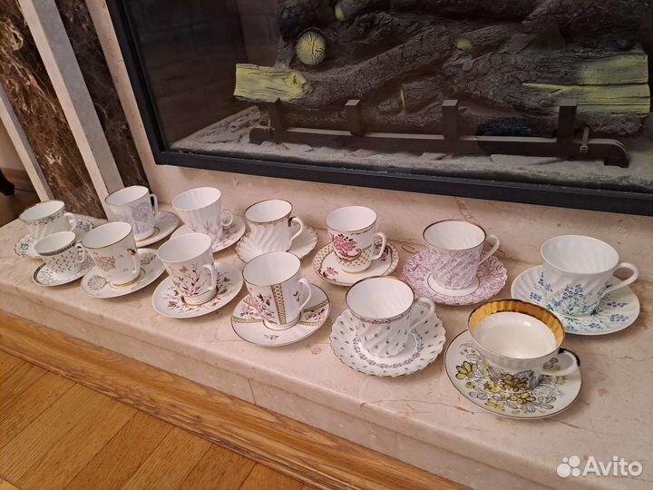 Чайная пара лфз, костяной фарфор (14 видов)