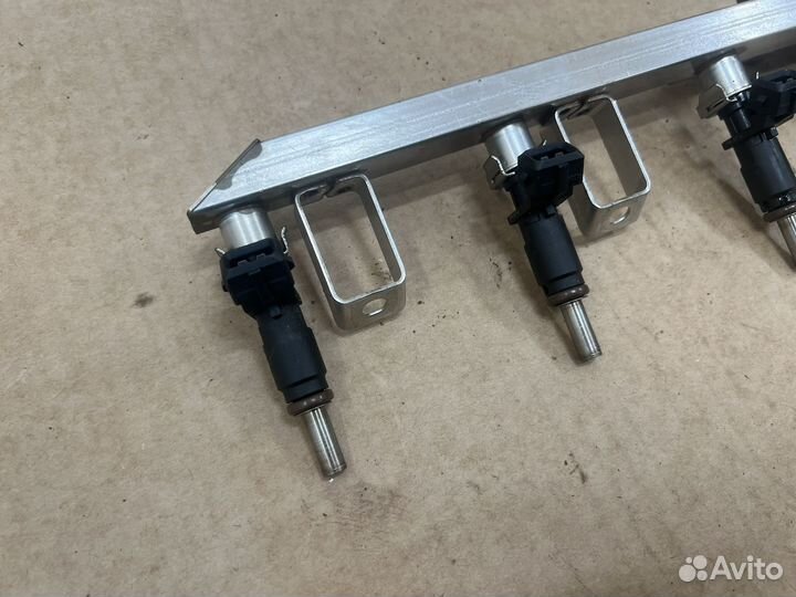 Форсунки n52 топливная рампа 72т.км bmw