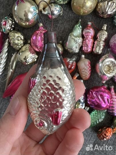 Елочные игрушки СССР советские одним лотом
