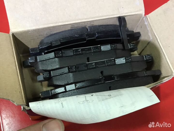 Колодки задние на Субару Форестер