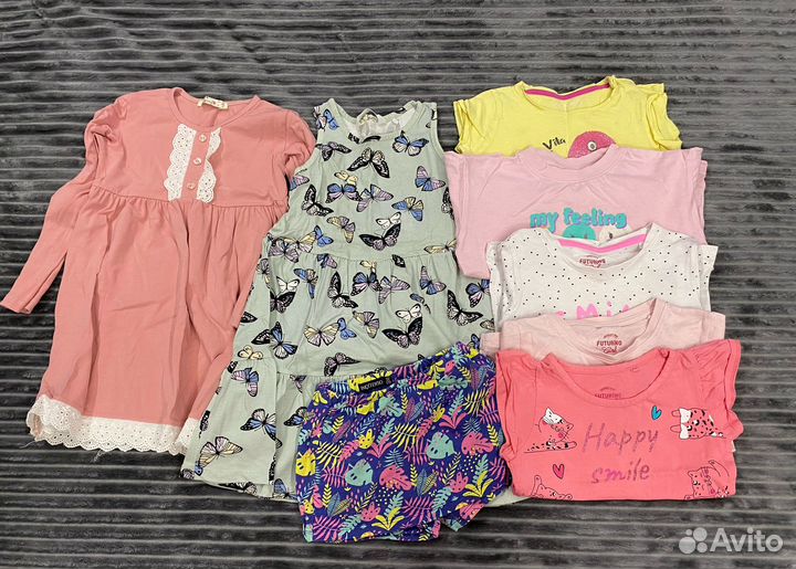 Вещи на девочку пакетом 98 104