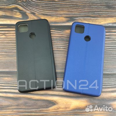 Чехол книжка Xiaomi Redmi 9C / Redmi 10A (черный)