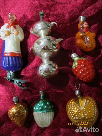Ёлочные игрушки из СССР
