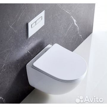 Унитаз BelBagno с сиденьем amanda BB051CHR/BB051SC