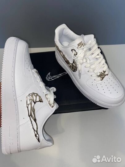 Nike Air Force 1 low molten metal