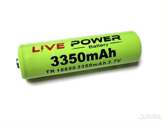 Аккумулятор 3,7V 3350 мАч Li-ion (ICR18650) Live-P