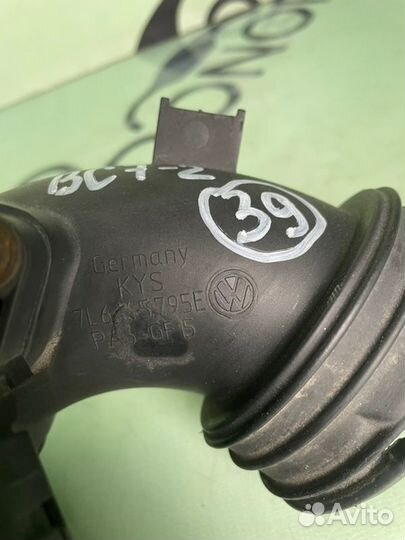 Патрубок интеркулера Volkswagen Touareg 7L дорест