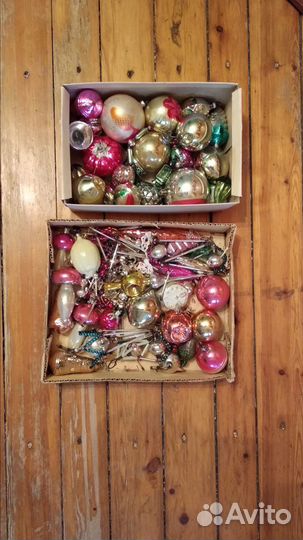 Старинные ёлочные игрушки