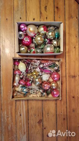 Старинные ёлочные игрушки