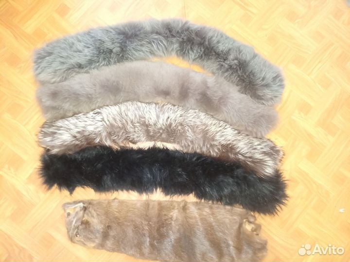 Меховые воротники,шкурки,опушки