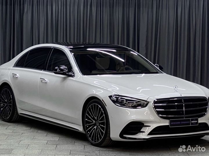Mercedes-Benz S-класс 3.0 AT, 2022, 1 096 км