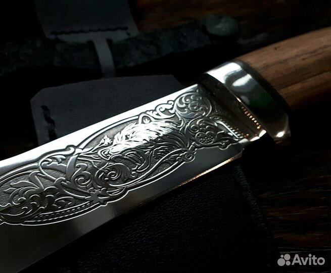 Нож охотничий Медведь ручная работа Подарок мужу