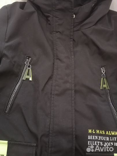 Парка демисезонная детская для девочки 158 р-ра