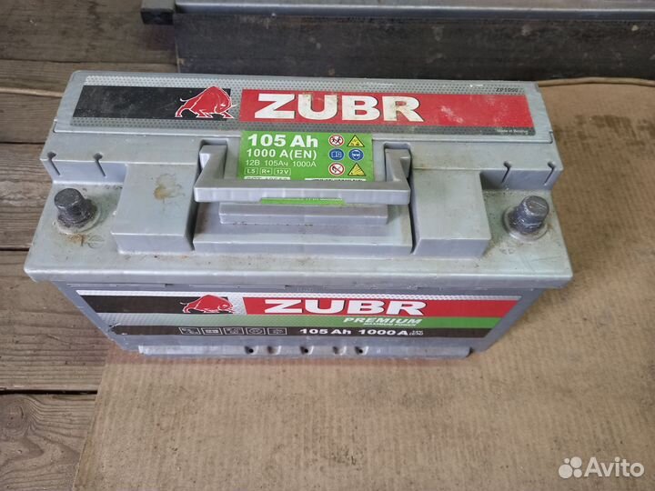 Аккумулятор бу 105Ач обратная полярность