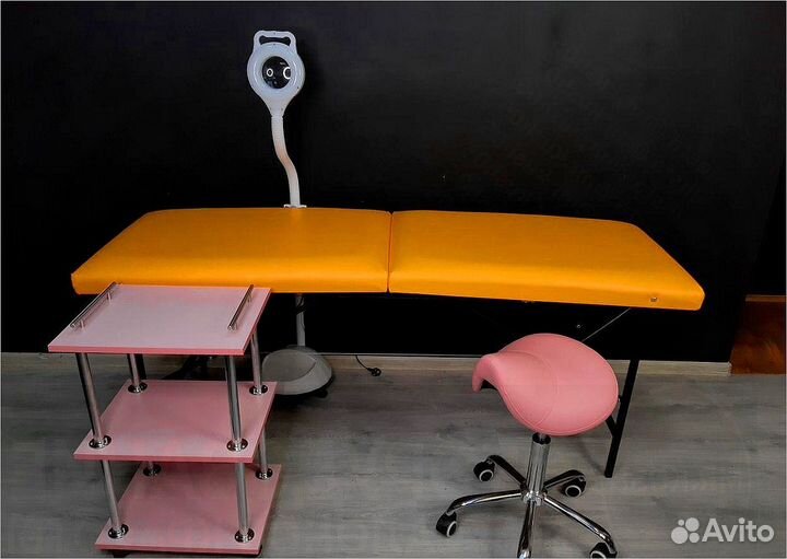 Кушетка для наращивания тележка стул лампа