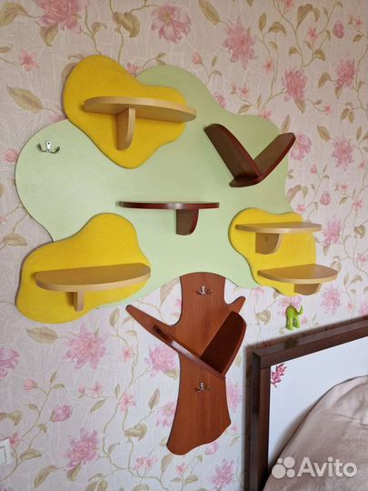 Полка настенная в детскую комнату бу