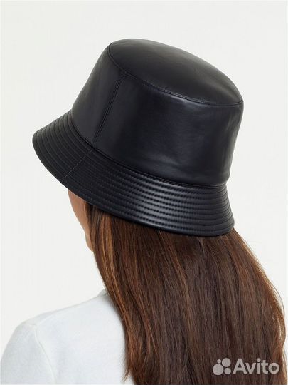 Шляпа/Панама кожаная с флисовой подкладкой