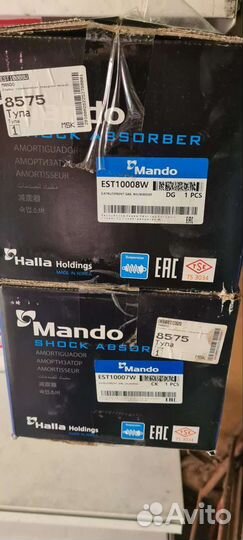 Амортизаторы mando передние chevrolet