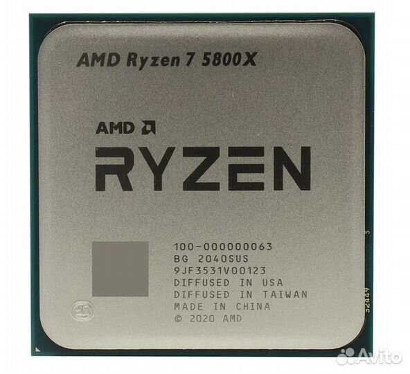 Процессор AMD Ryzen 7 5800X AM4 одноканал