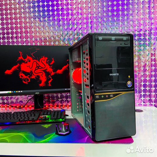 Игровой компьютер i3-2130/HD 6770/8GB/SSD