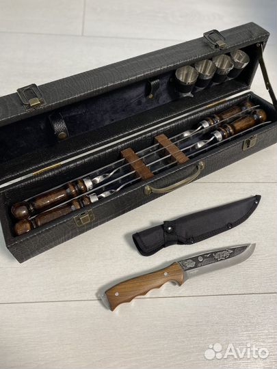 Подарочный набор шампуров для пикника