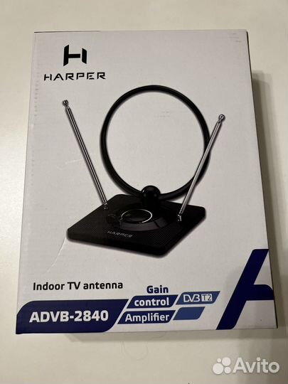 Комнатная активная антенна для телевизора harper