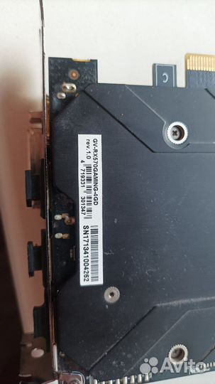 Видеокарта Gigabyte Gaming RX570 4GB