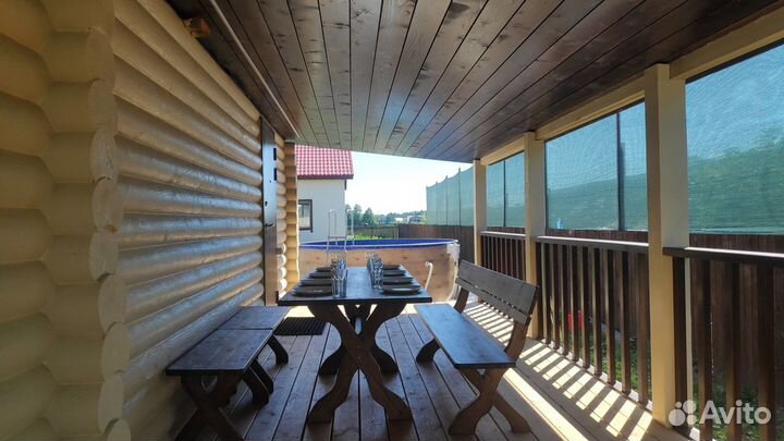 Русская баня на дровах