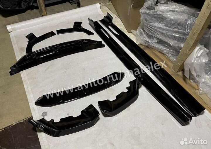 Обвес для BMW G06 Perfomance сплиттер,диф,лезвия