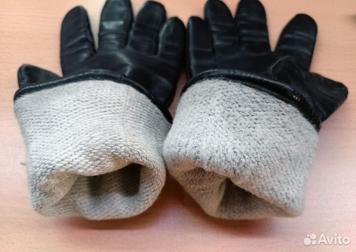 Перчатки женские кожаные (размер 7)