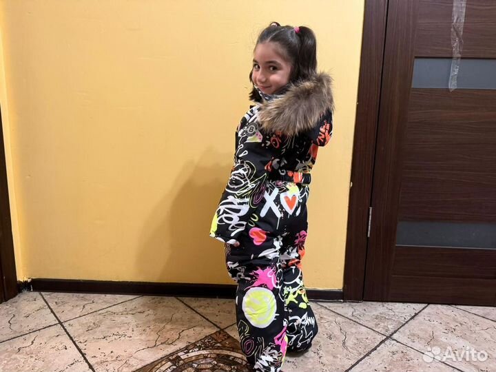 Комбинезон зимний детский утеплённый 122-152