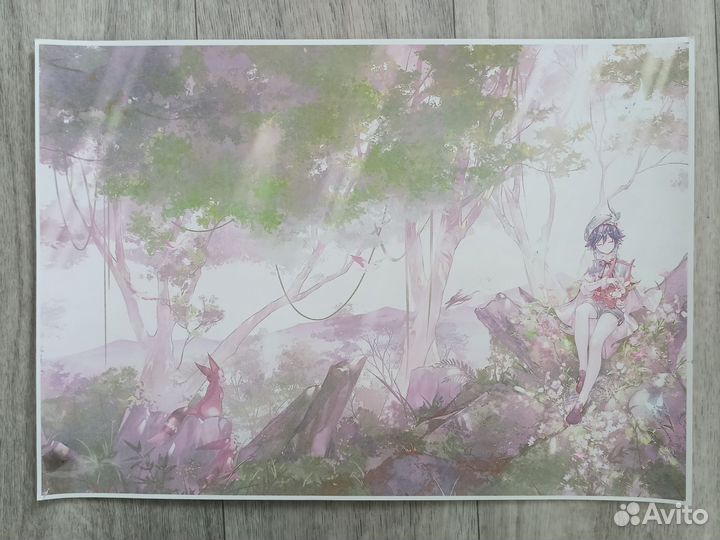 Плакат геншин импакт