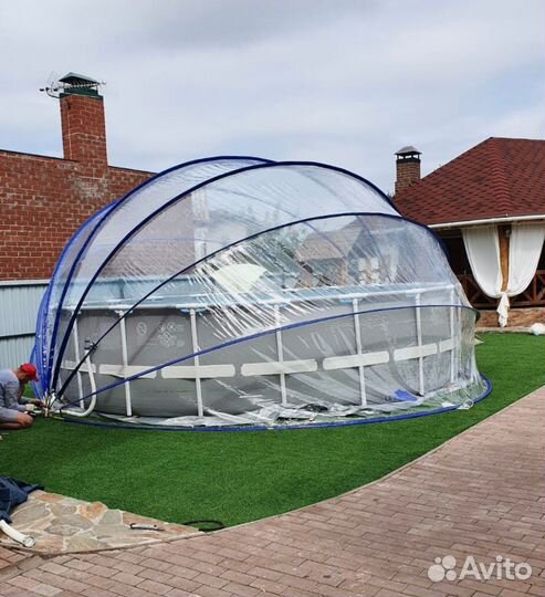 Купол для бассейна. Тент для бассейна