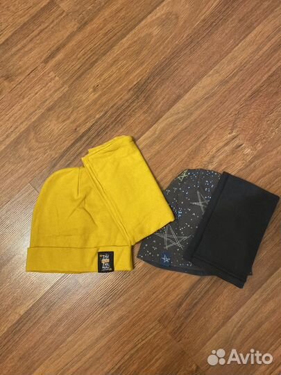 Комплект шапка и шарф для мальчика