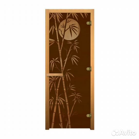 Дверь стекло Бронза Матовая 