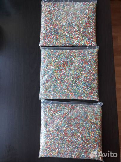 Бисер СССР Ассорти Новый 1 кг