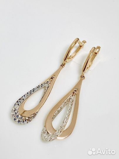 Золотые серьги