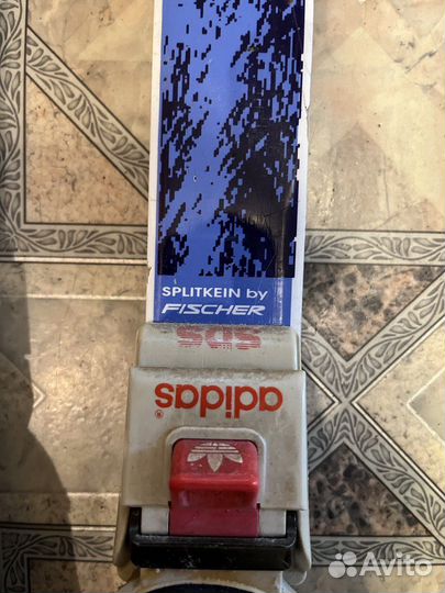 Беговые лыжи fisher 150 с креплением adidas